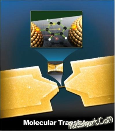 Создан первый в мире транзистор из одной молекулы