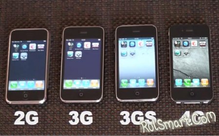 iPhone 4 |2G | 3G | 3GS - сравнение скорости аппаратов