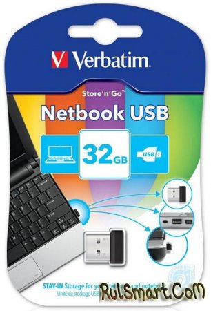 Ультра компактная 8-32 Гб Verbatim Netbook USB Drive