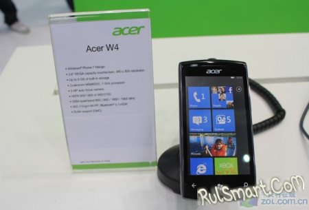  Acer W4  WP7