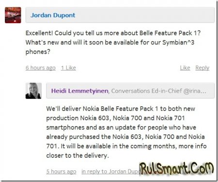 Nokia Belle Feature Pack 1 :  