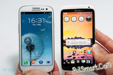 HTC One X+  Samsung Galaxy S III