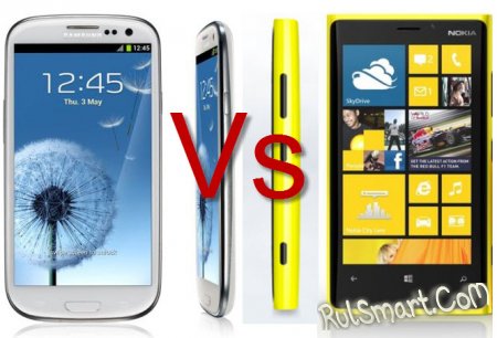 -: Nokia Lumia 920 vs Samsung Galaxy S3