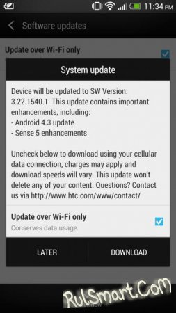 HTC One   Android 4.3