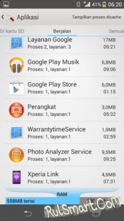 Android 4.3   Sony Xperia V