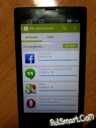 Nokia X:   root   Google Play