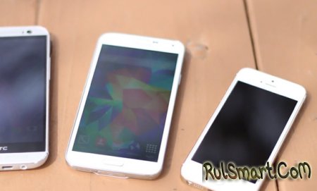 Тест на падение: HTC One (M8), Samsung Galaxy S5 и iPhone 5S (видео)