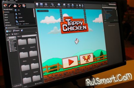 Tappy Chicken - игра по мотивам Flappy Bird на Unreal Engine 4