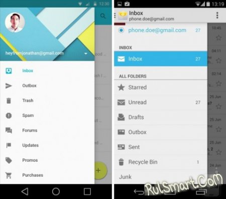  Android L  Android KitKat