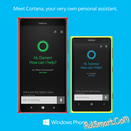   Cortana  WP 8.1?