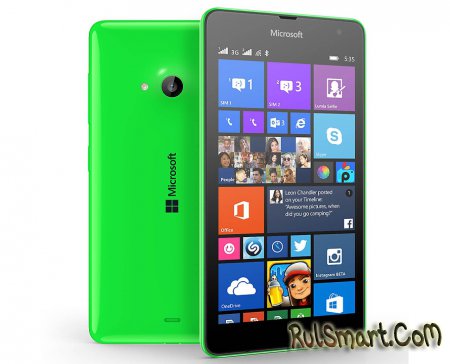 Microsoft Lumia 535:    Lumia