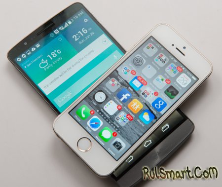 iPhone 6 и LG G3 - лучшие смартфоны 2014 года