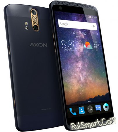Axon - смартфон с двойной камерой и Hi-Fi-звуком от ZTE