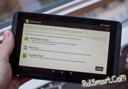 NVIDIA SHIELD TABLET K1 обновляется до Android 6.0 