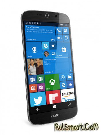 Acer Liquid Jade Primo – флагманский смартфон на Windows 10