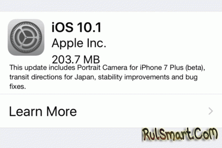 Apple  iOS 10.1