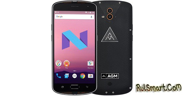 AGM X1 получит обновление до Android 7.0 Nougat в мае