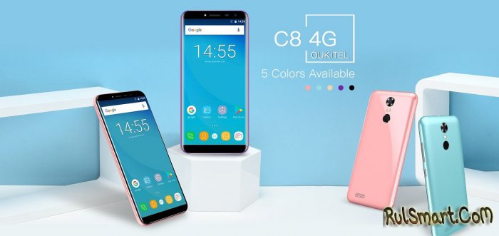 OUKITEL C8 4G:     Android 7.0  $89.99