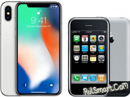 Сравнение смартфонов: новый Apple iPhone X против iPhone 2G