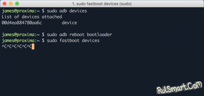    Waiting for device fastboot ( ) 
