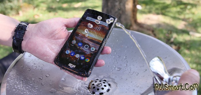 HOMTOM ZOJI Z9 — защищённый смартфон по IP68 на Android 8.1 Oreo