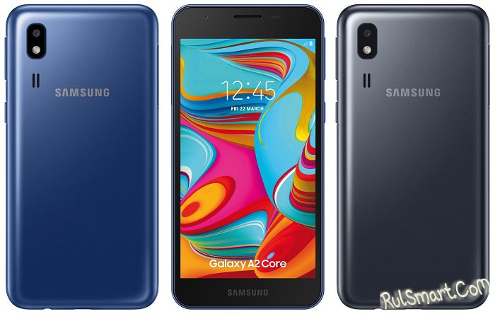 Samsung Galaxy A2 Core: самый дешевый смартфон на Android Go (характеристики)