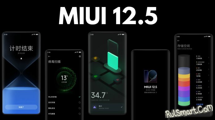 Xiaomi       MIUI 12.5