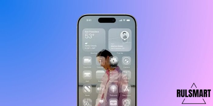 ��� ��������� liquid glass (����������) � ������� ������